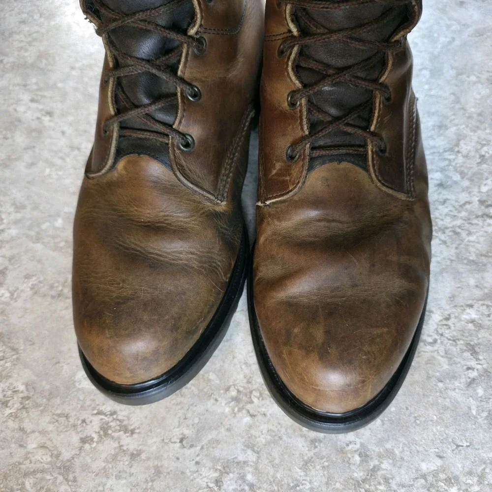 Vintage Red Wing Gore-Tex Brown Soft Toe Boots Mens Size 13 EE Made In USA 1123